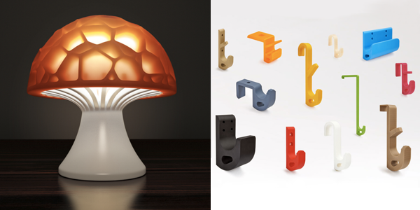 Inspiratie 3D-printen, lamp, haakjes