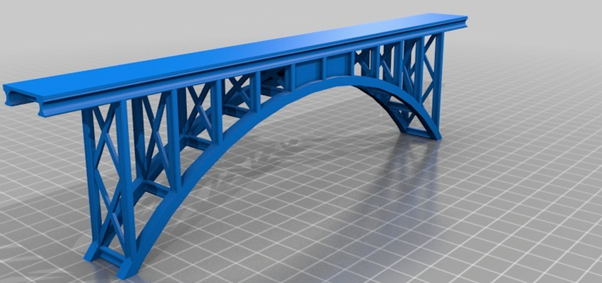 3D-printen modeltreinen en bruggen